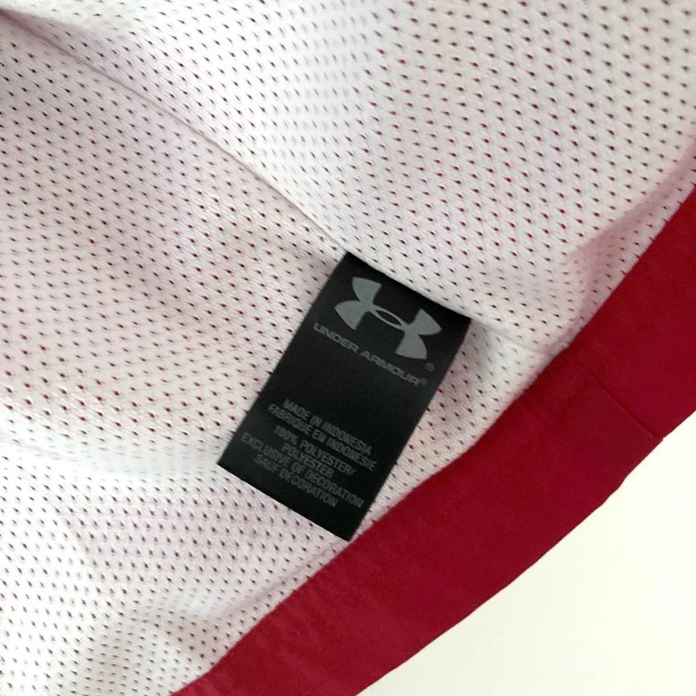 NWOT Under Armour Youth Advance Warm-Up Jacket Red Size S